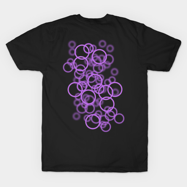 purple circle dot pattern on pink circle random pattern by bert englefield 